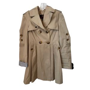 MISS SIXTY pleated trench coat.